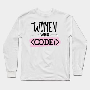 Women Who Code Long Sleeve T-Shirt